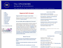 Tablet Screenshot of epigenome-noe.net